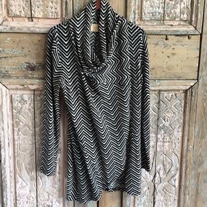 Chevron sweater cardigan